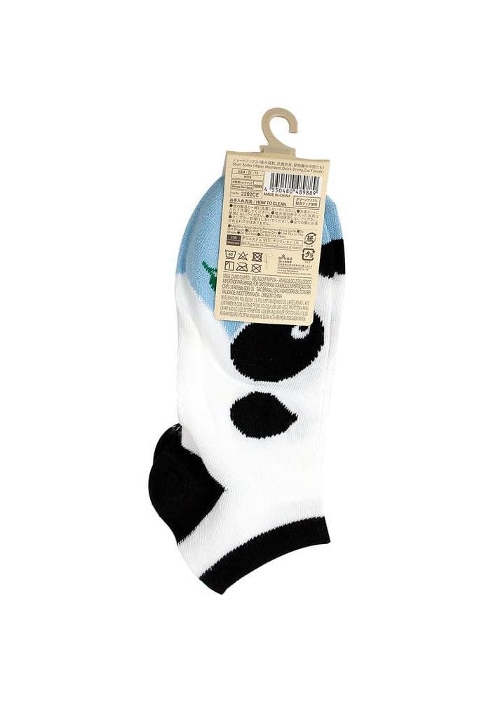 Daiso Women’s Short Socks | Zoo Friends Design | Water Absorbent & Quick-Drying Comfort Socks - Image 2